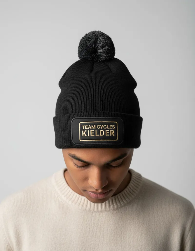 Team Cycles Kielder Forest Beanie in Black-2