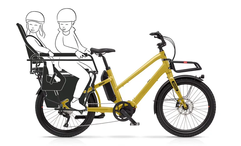 Benno Bikes Boost E Performance EVO 4 Easy On 500Wh Electric Cargo Bike in Anthracite Grey-2