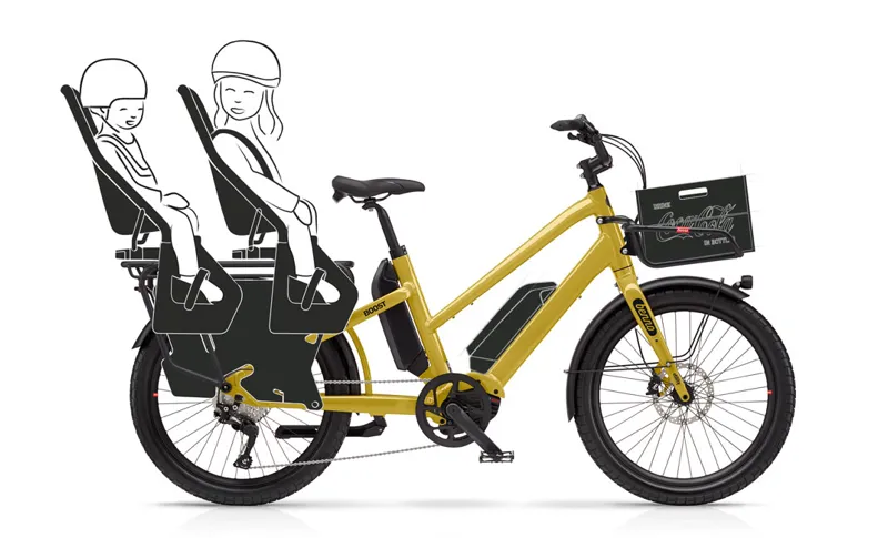 Benno Bikes Boost E Performance EVO 4 Easy On 500Wh Electric Cargo Bike in Anthracite Grey-3