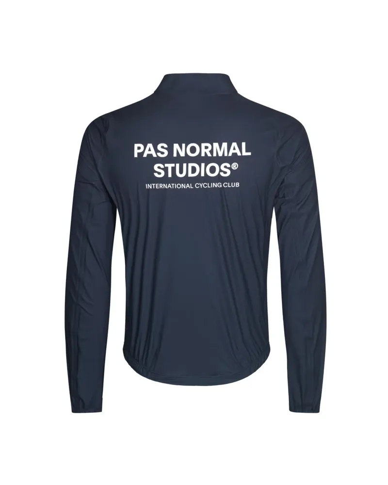 Pas Normal Studios Men's Mechanism Pertex Rain Jacket in Navy-1