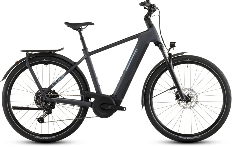 Cube Kathmandu Hybrid One 800Wh Electric Hybrid Bike in Metallicgrey and Grey