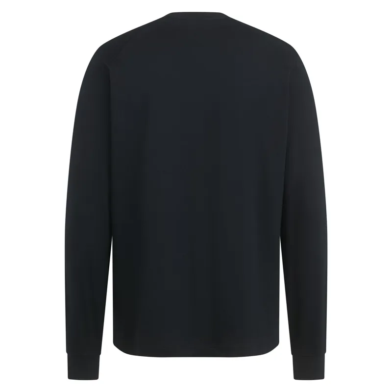 Rapha Men's Long Sleeve Cotton T-Shirt in Black-1