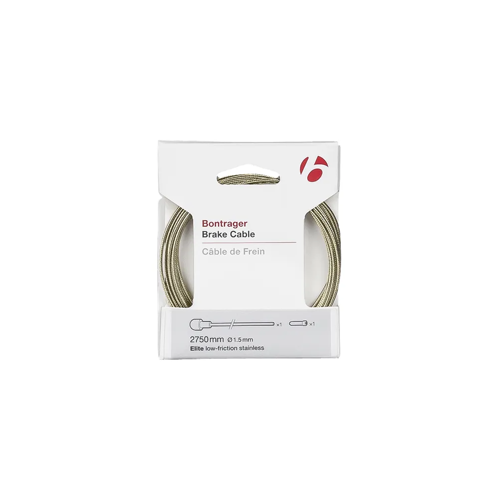 Team Cycles Bontrager Elite Brake Road Cable In Silver | Interest FREE Finance & Online Refund Policy.