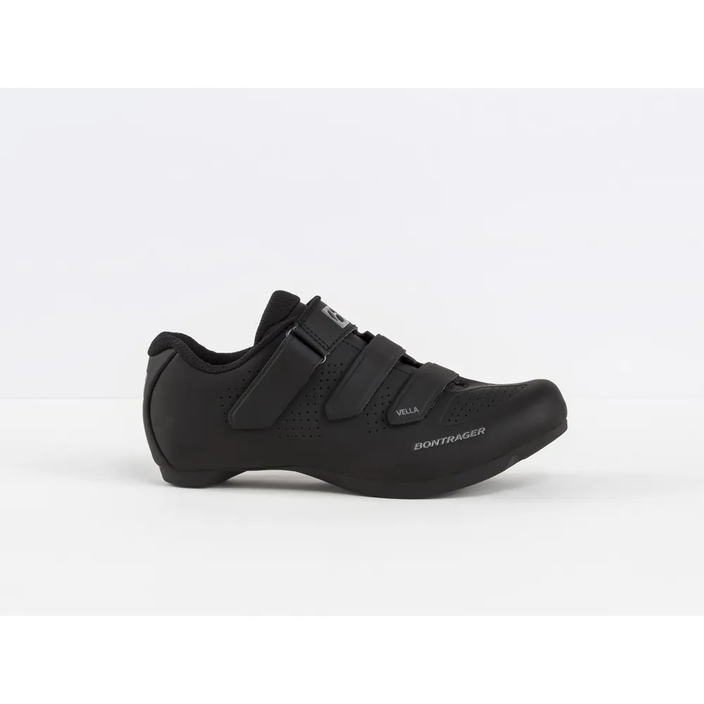 Team Cycles Bontrager Vella Womens Road shoe in Black | Interest FREE Finance & Online Refund Policy.