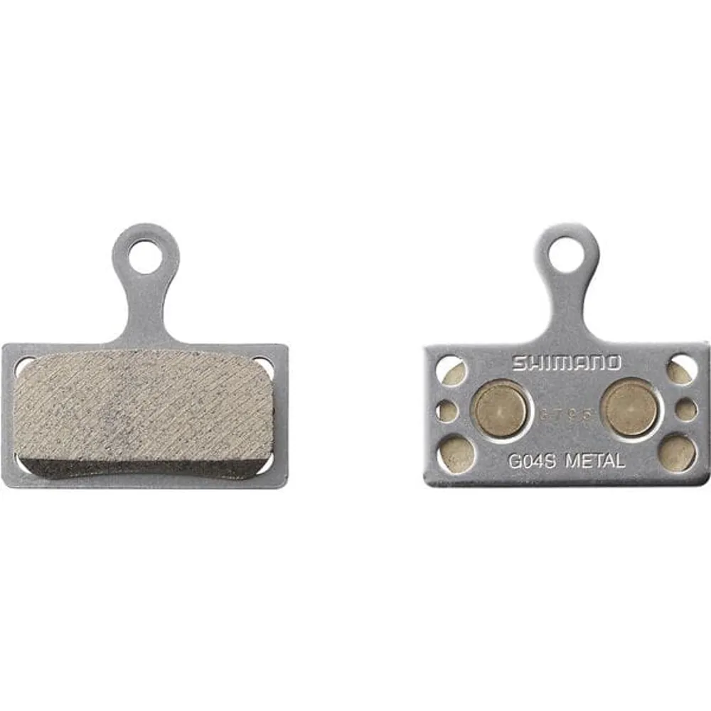 Team Cycles Shimano G04S disc brake pads steel backed metal sintered | Interest FREE Finance & Online Refund Policy.