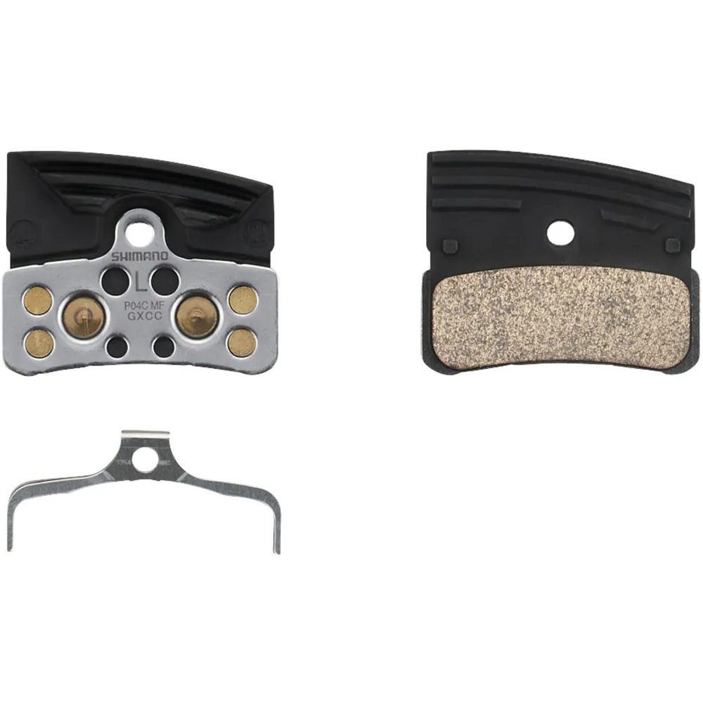 Team Cycles Shimano P04C-MF Metal Sinter Disc Brake Pads and Spring with Cooling Fins | Interest FREE Finance & Online Refund Policy.