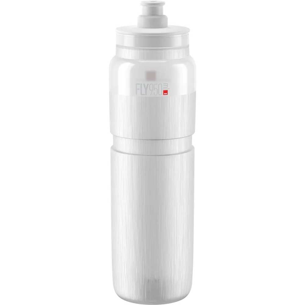 Team Cycles Elite Fly Tex Bottle in Clear and White - 950ml | Interest FREE Finance & Online Refund Policy.