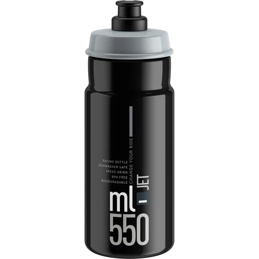 Team Cycles Elite Jet Bottle in Black and Grey - 550ml | Interest FREE Finance & Online Refund Policy.