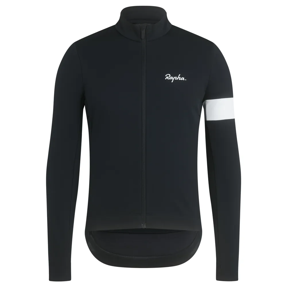 Team Cycles Rapha Men's Core Winter Jacket in Black and White | Interest FREE Finance & Online Refund Policy.