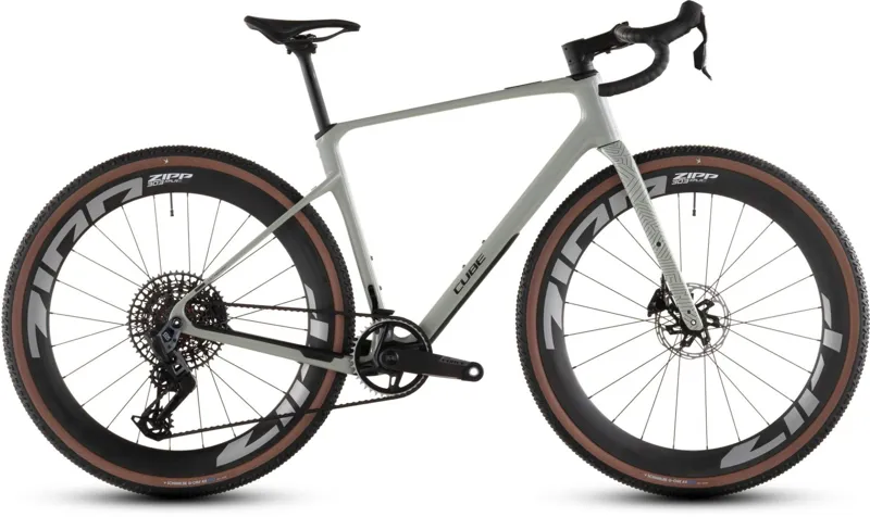 Cube Nuroad C:62 SLX Gravel Bike in Reedbeige and Chrome