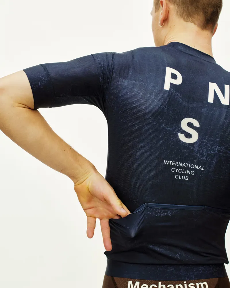 Pas Normal Studios Mechanism Jersey in AOP Indigo-4