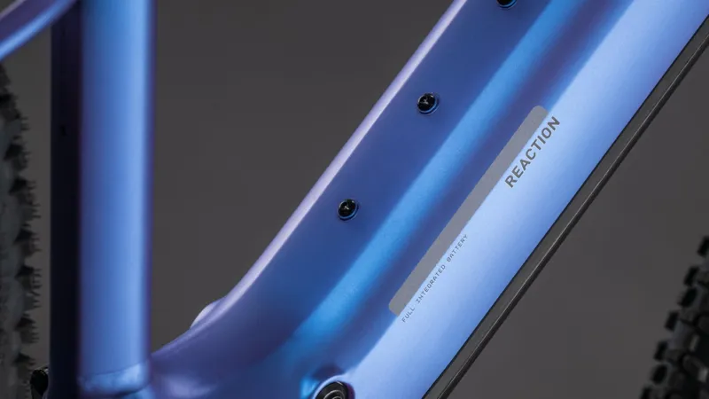 Cube Reaction Hybrid One 800Wh Electric Mountain Bike in Blueiris and Reflect-5