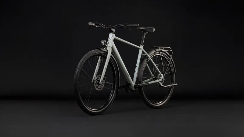 Cube Editor ONE FE Hybrid Bike in Glintsand and Black-8