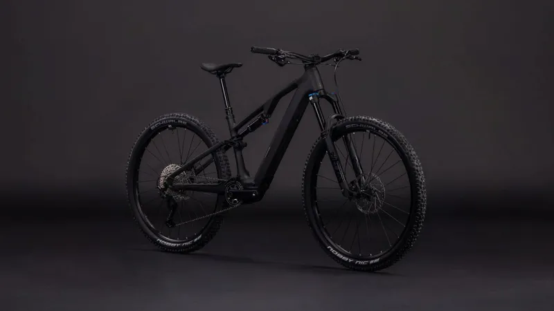 Cube AMS Hybrid ONE44 C:62 Pro 400Wh Electric Full Suspension Mountain Bike in Blackline-6