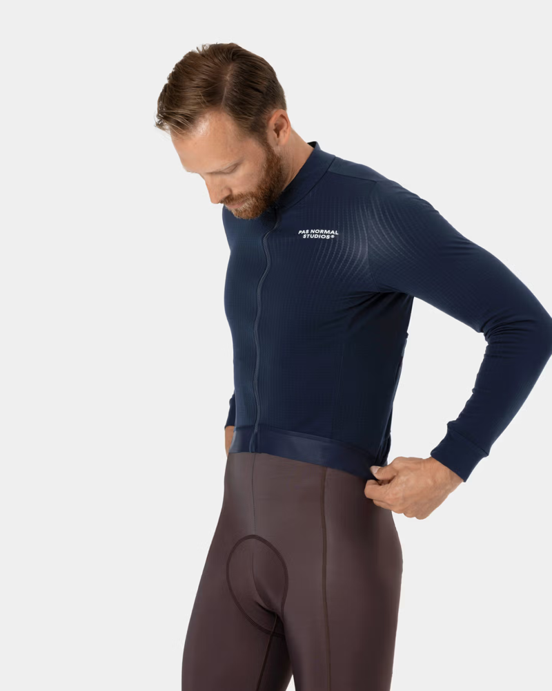 Pas Normal Studios Essential Long Sleeve Jersey in Navy-2