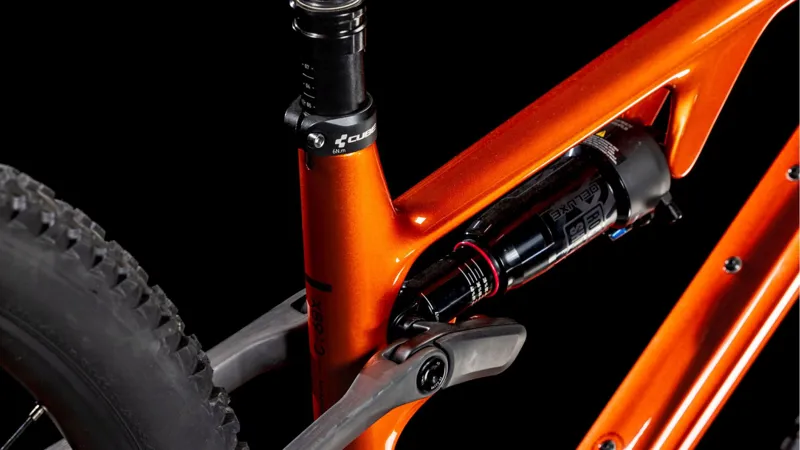 Cube AMS ONE11 C:68X Pro 20 Full Suspsnesion Mountain Bike in Electricorange Carbon-5