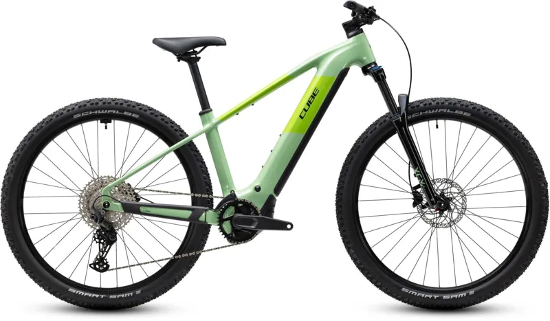 Cube Reaction Hybrid ONE 720Wh Electric Mountain Bike in Cactus and Black