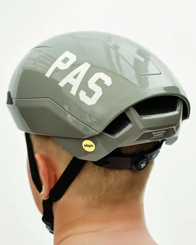Pas Normal Studios Tucker III 2Vi MIPS PNS Cycling Helmet in Grey Moss-4