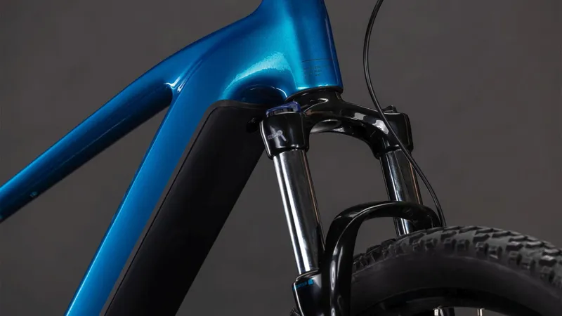 Cube Reaction Hybrid Performance 600Wh Electric Mountain Bike in Electricblue and Dazzle-4