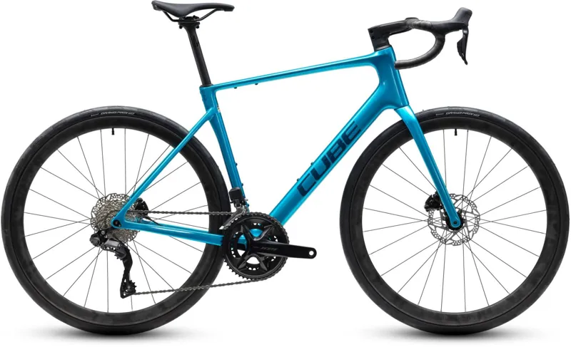 Cube Attain C:62 SLX Road Bike in Bali and Blue