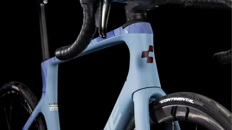 Cube Agree C:62 SLX Road Bike in Pigeonblue and Art-5