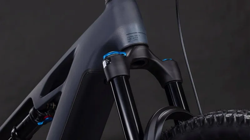 Cube Stereo Hybrid ONE44 HPC SLX 800Wh Full Suspension Mountain Bike in Slabgrey and Orange-5