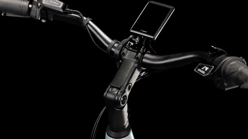 Cube Supreme Hybrid Deluxe SLX EE 625Wh Electric Hybrid Bike in Polargrey and White-5