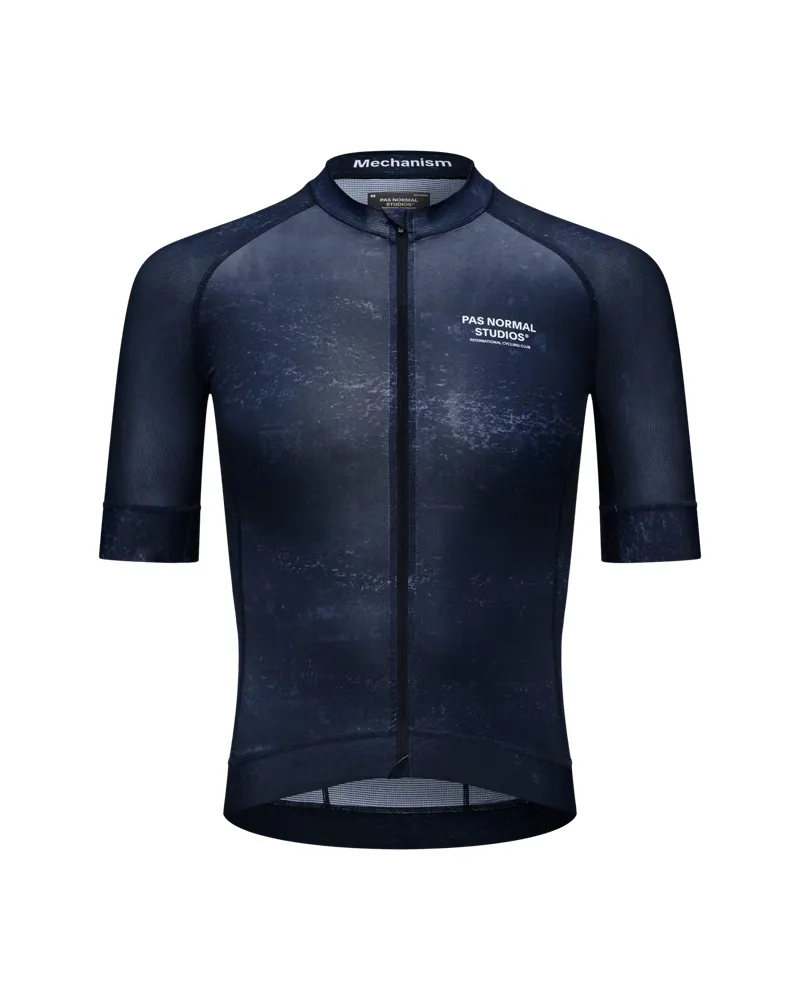 Pas Normal Studios Mechanism Jersey in AOP Indigo