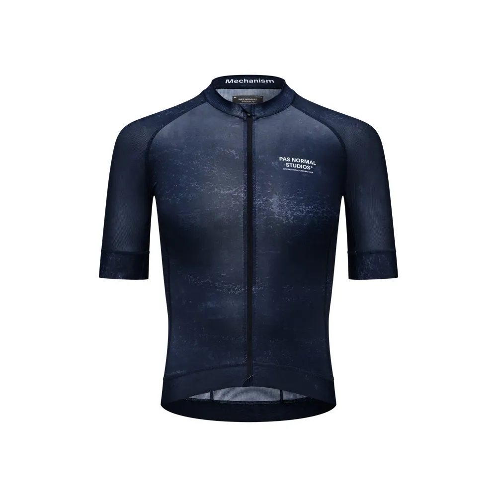 Team Cycles Pas Normal Studios Mechanism Jersey in AOP Indigo | Interest FREE Finance & Online Refund Policy.