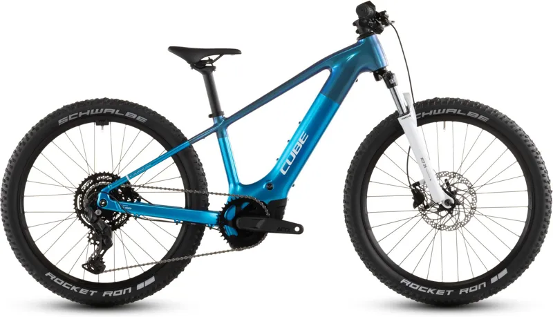 Cube Acid 240 Hybrid Rookie Pro 400Wh Kids Electric Mountain Bike in Actionteam