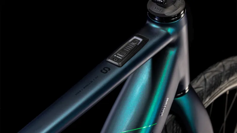 Cube Editor Hybrid SLT 400x 400Wh Electric Hybrid Bike in Goblin and Glossy-5