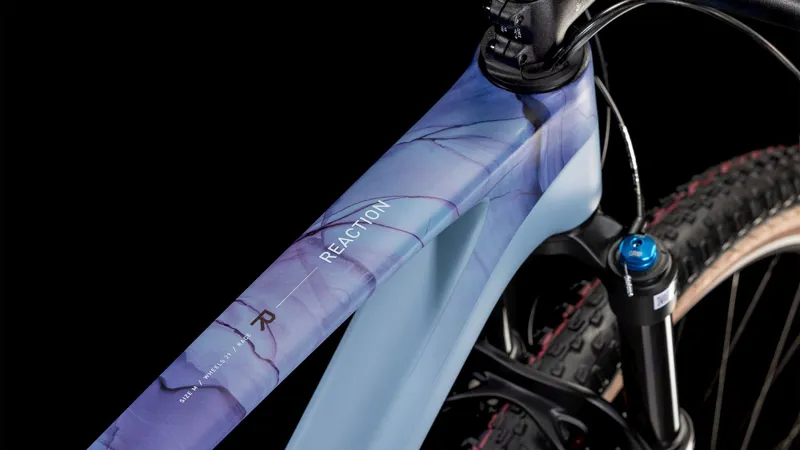 Cube Reaction C:62 Race Mountain Bike in Pigeonblue and Art-4
