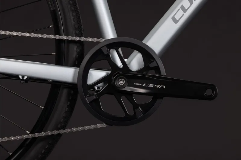 Cube Nulane ONE Hybrid Bike in Silverstar and Reflex-4