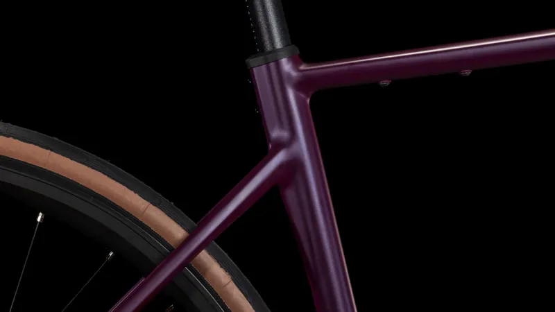 Cube Attain Pro Road Bike in Purple and Helio-5