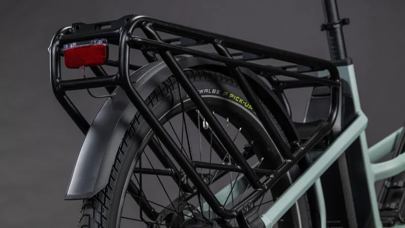 Cube Longtail Hybrid Comfort 800Wh Electric Cargo Bike in Haze and Reflex-6