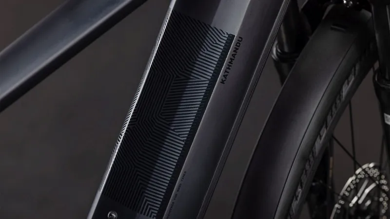 Cube Kathmandu Hybrid Pro 800Wh Electric Hybrid Bike in Coal and Black-4