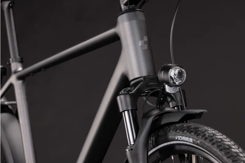 Cube Kathmandu Pro Hybrid Bike in Slabgrey and Chrome-3