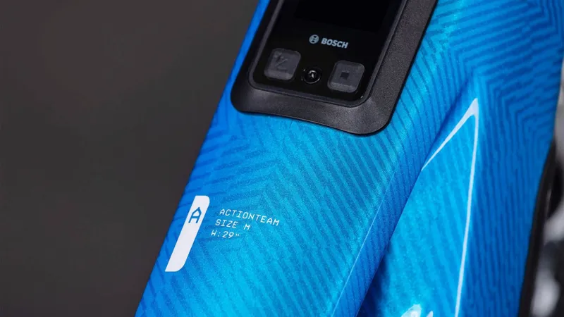 Cube Stereo Hybrid ONE44 HPC AT 800Wh Electric Full Suspension Mountain Bike in Actionteam-5