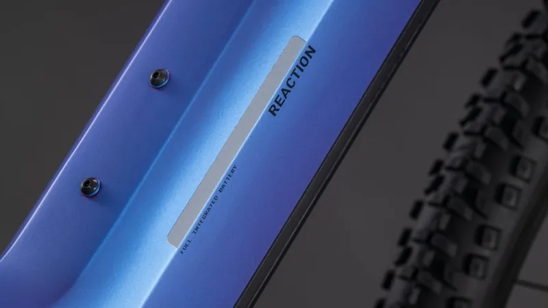 Cube Reaction Hybrid One EE 800Wh Electric Mountain Bike in Blueiris and Reflect-3