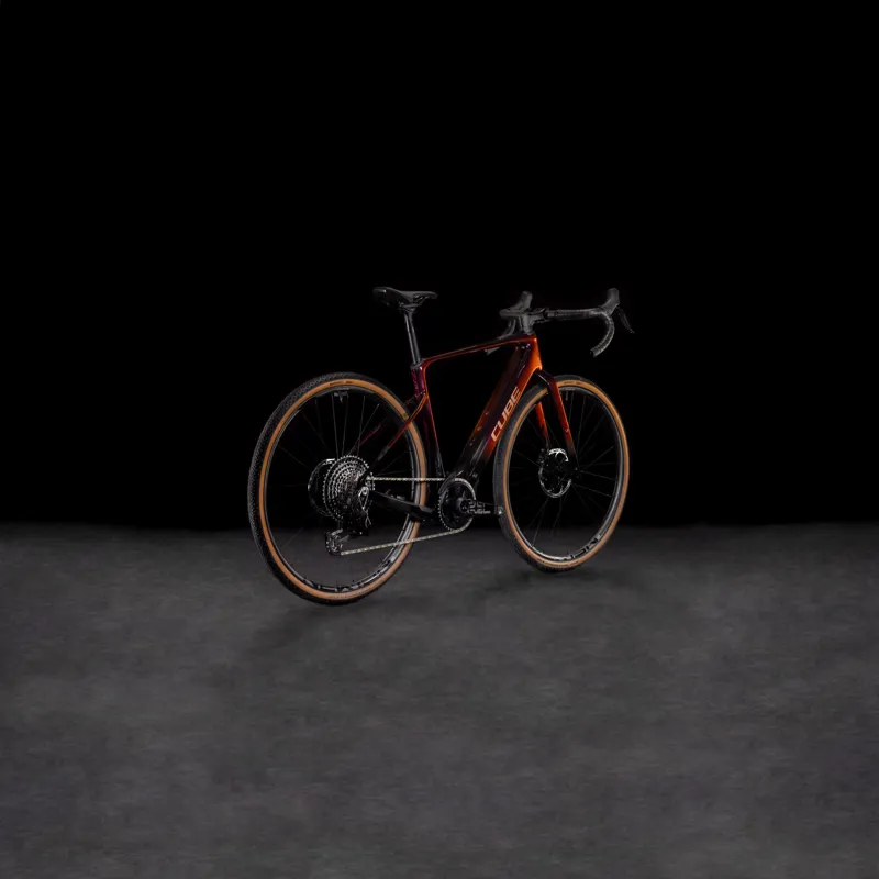 Cube Nuroad Hybrid C:62 SLT 400Wh Electric Gravel Bike in Solareclipse and Bronze-7