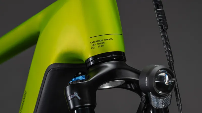 Cube Kathmandu Hybrid Pro 800Wh Electric Hybrid Bike in Lizard and Black-4