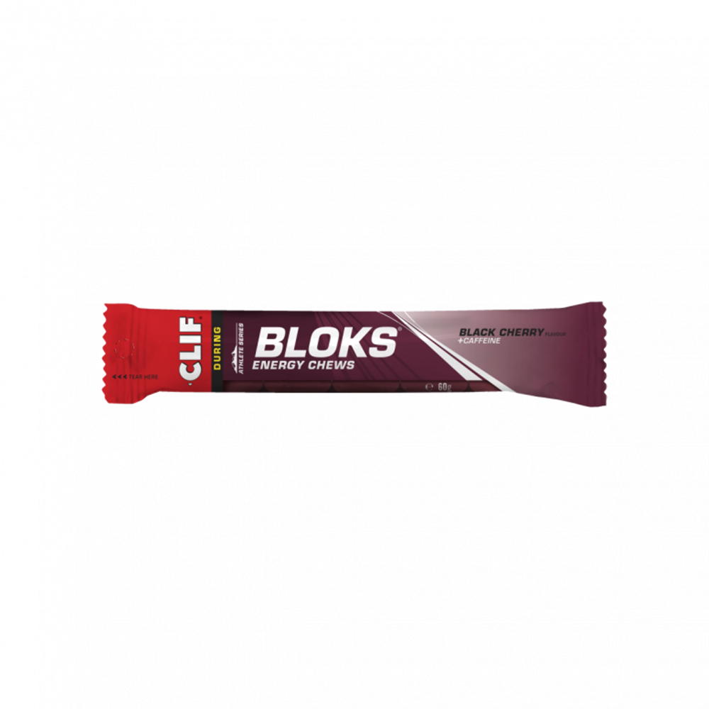 Team Cycles Clif Bloks Energy Chews in Black Cherry | Interest FREE Finance & Online Refund Policy.