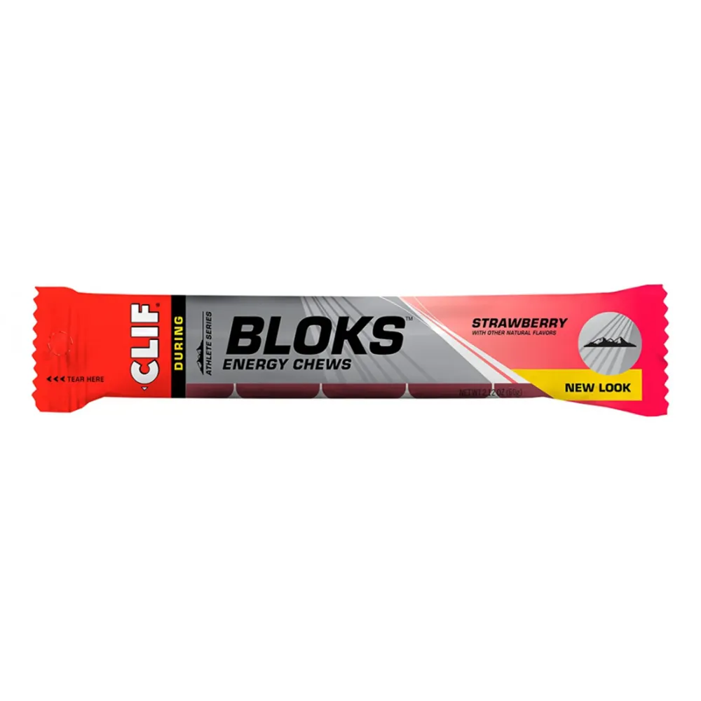 Team Cycles Clif Bloks Energy Chews in Strawberry | Interest FREE Finance & Online Refund Policy.