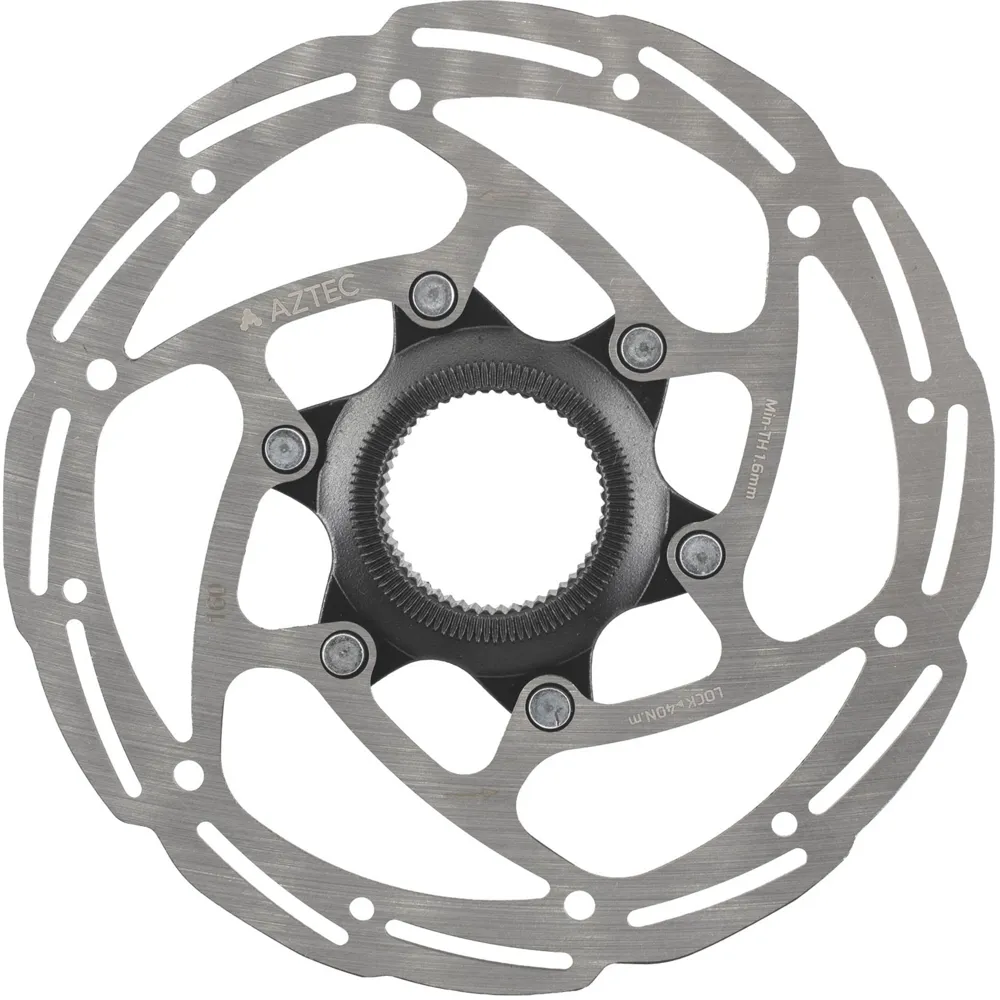 Team Cycles Aztec Core Stainless Steel Centre-Lock Disc Rotor | Interest FREE Finance & Online Refund Policy.