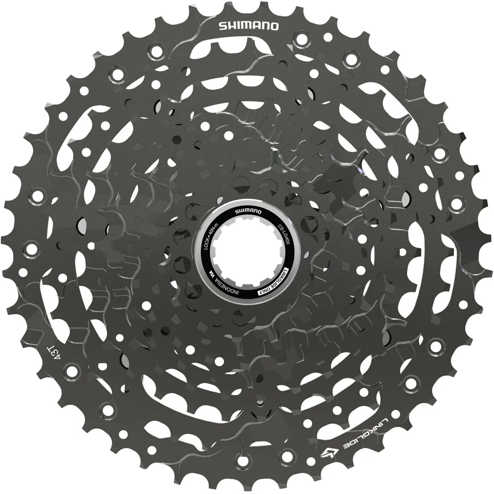 Team Cycles Shimano Cues Shimano CS-LG400-10 CUES Link Glide cassette 10-speed 11 - 43T | Interest FREE Finance & Online Refund Policy.