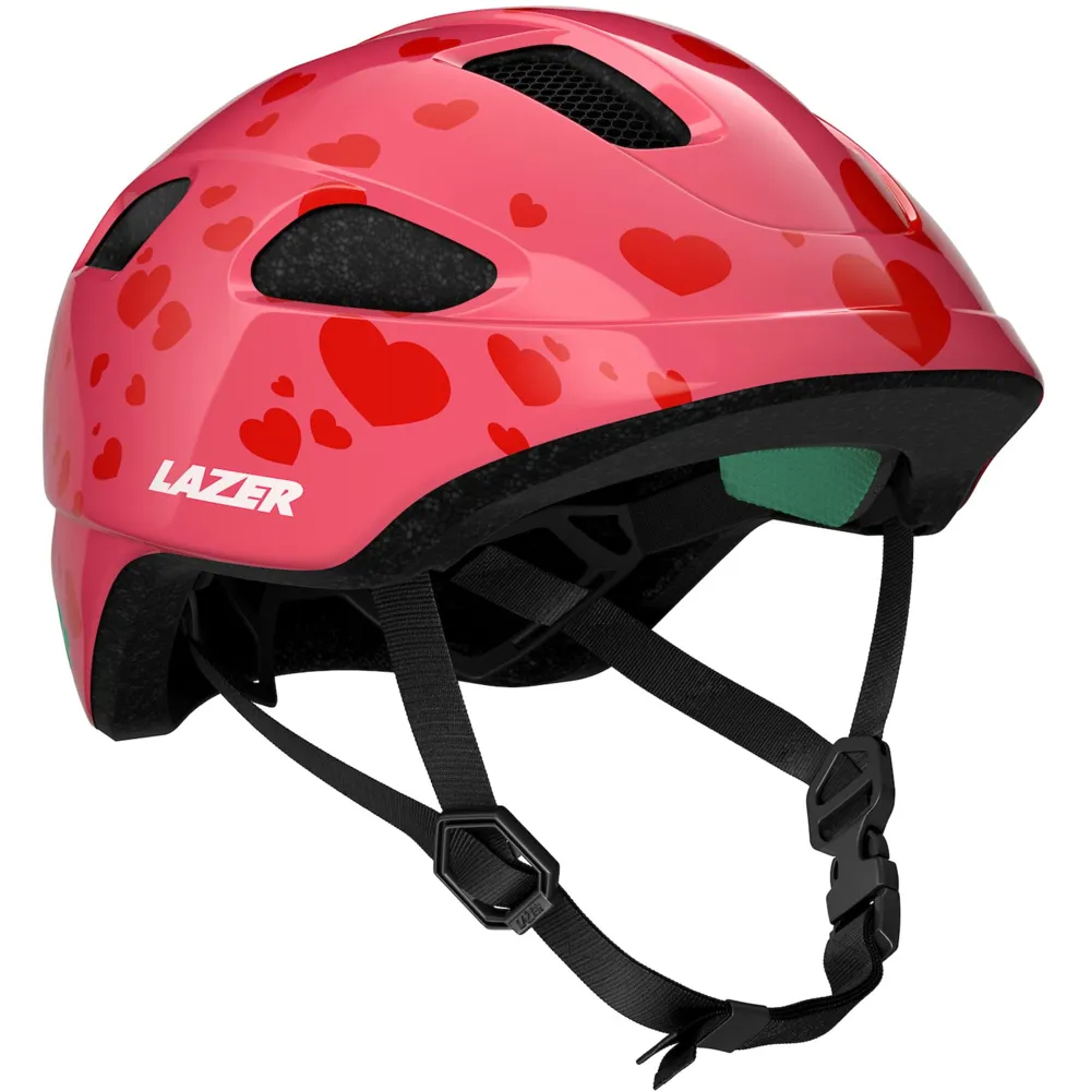 Team Cycles Lazer NutZ KinetiCore 2.0 Uni-size Helmet in Little Hearts | Interest FREE Finance & Online Refund Policy.