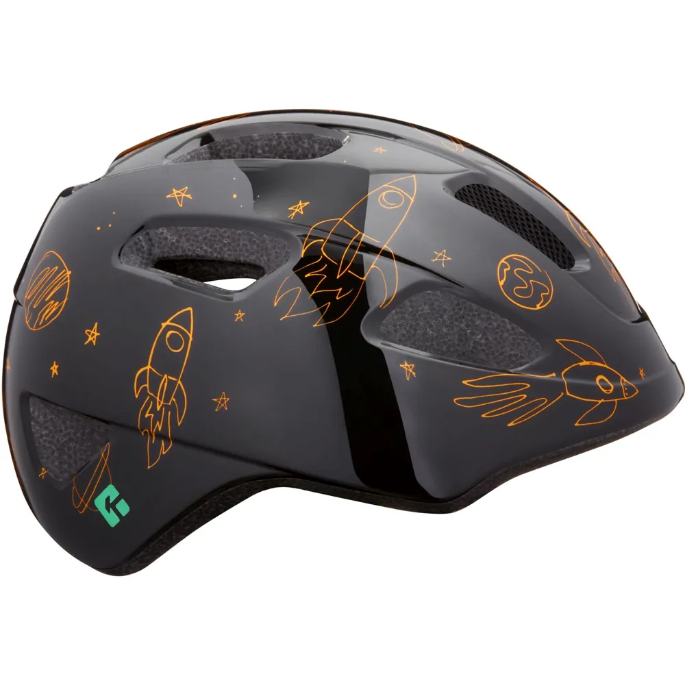Team Cycles Lazer PNut KinetiCore Kids Bike Helmet in Flying Rocket - Uni Child 46-52cm | Interest FREE Finance & Online Refund Policy.