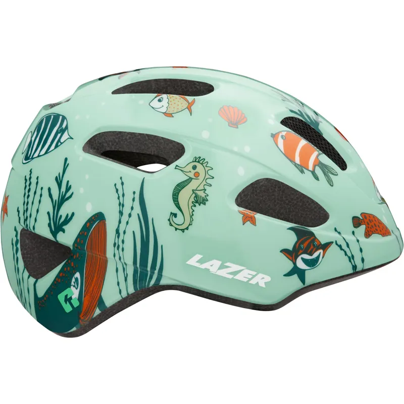 Lazer PNut KinetiCore Kids Bike Helmet in Sealife - Uni Child 46-52cm