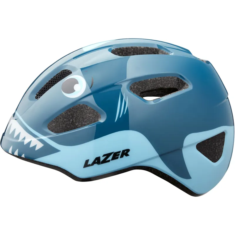 Lazer PNut KinetiCore Kids Bike Helmet in Shark - Uni Child 46-52cm-2