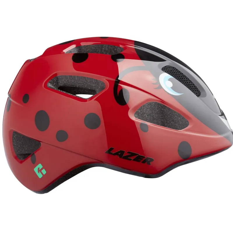 Lazer PNut KinetiCore Kids Bike Helmet in Ladybug - Uni Child 46-52cm
